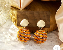 Load image into Gallery viewer, Bohemian round rhinestone ball earrings IDW
