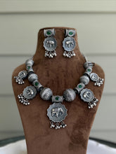 Load image into Gallery viewer, German Silver elephant Necklace  set
