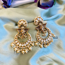 Load image into Gallery viewer, Tayani Ganesha Amrapali Premium gold plated Long Dangling Earrings
