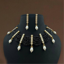 Load image into Gallery viewer, Multiple colors-Kundan Hydro Stone designer Stylish Necklace set
