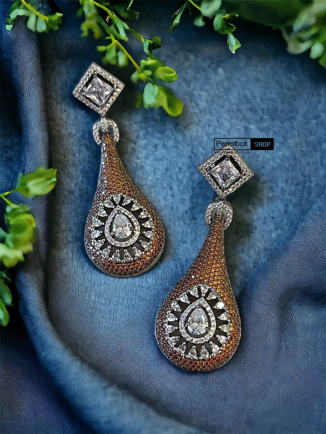 Alia Inspired Invisible Long Inspired Dangling Earrings