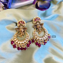 Load image into Gallery viewer, Tayani Ganesha Amrapali Premium gold plated Long Dangling Earrings
