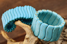 Load image into Gallery viewer, Turquoise retro stretchable kada  Bracelet IDW
