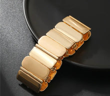 Load image into Gallery viewer, Golden Stretchable shiny Bracelet IDW
