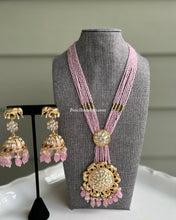 Load image into Gallery viewer, Ameera 22k Gold plated Tayani Long elephant Premium Statement Necklace set
