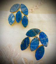 Load image into Gallery viewer, Alisha Druzy Natural Stone  Brass Earrings
